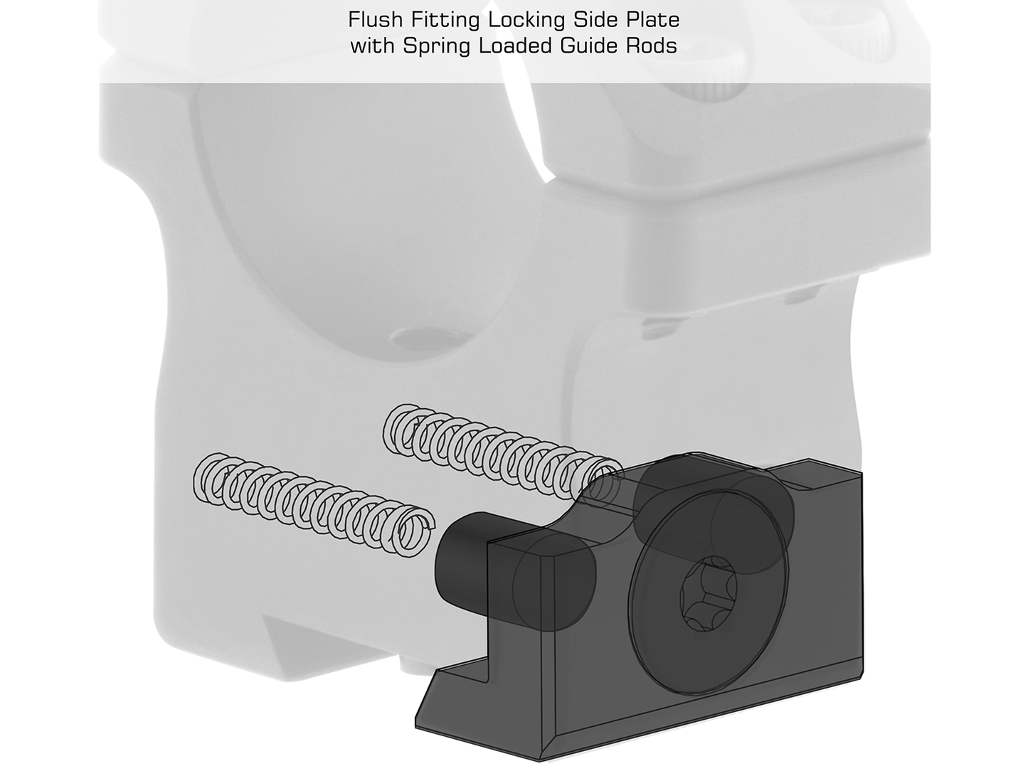 UTG PRO 34mm P.O.I Picatinny Scope Rings